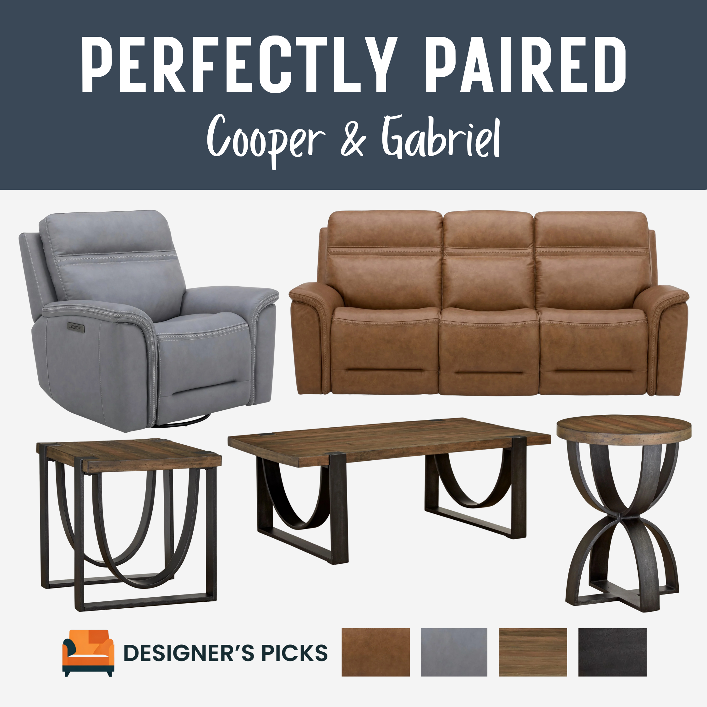 Power Sofa and Recliner Set