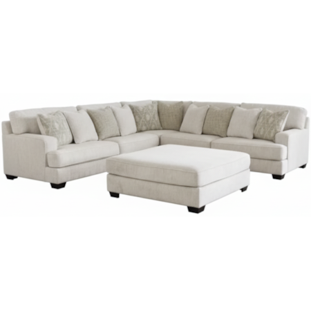 Sectional With Ottoman