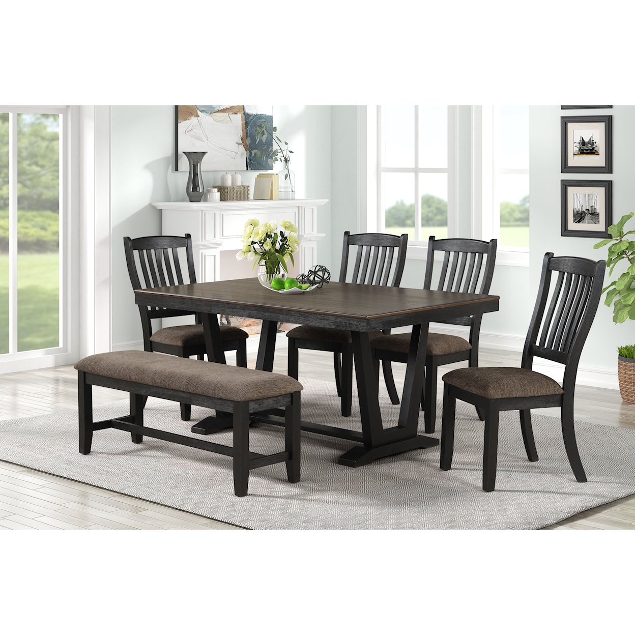 Alex's Furniture 8651D Dining Set