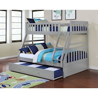 Twin over Full Bunk Bed **Trundle Not Included**