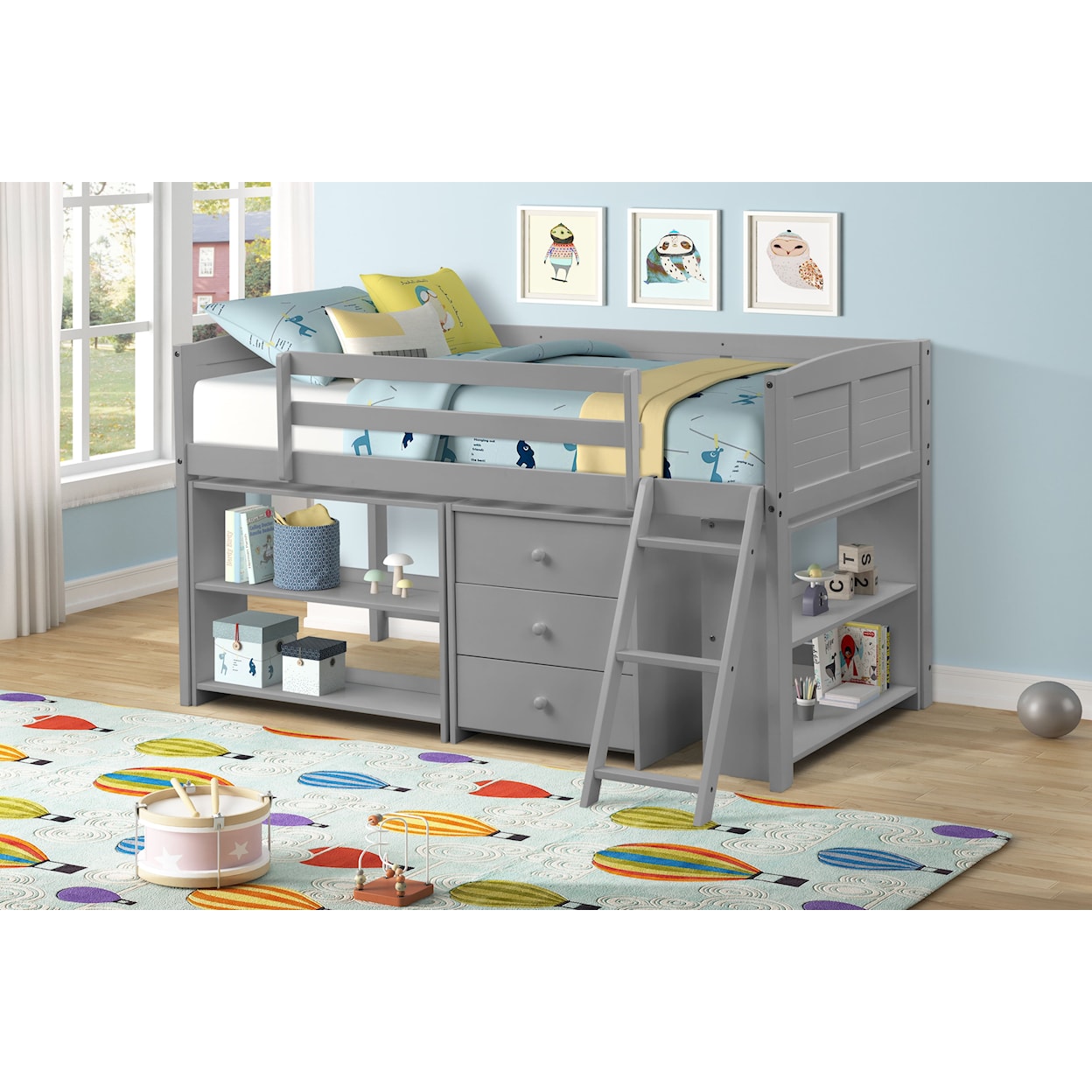 Alex's Furniture B814G Loft Bed