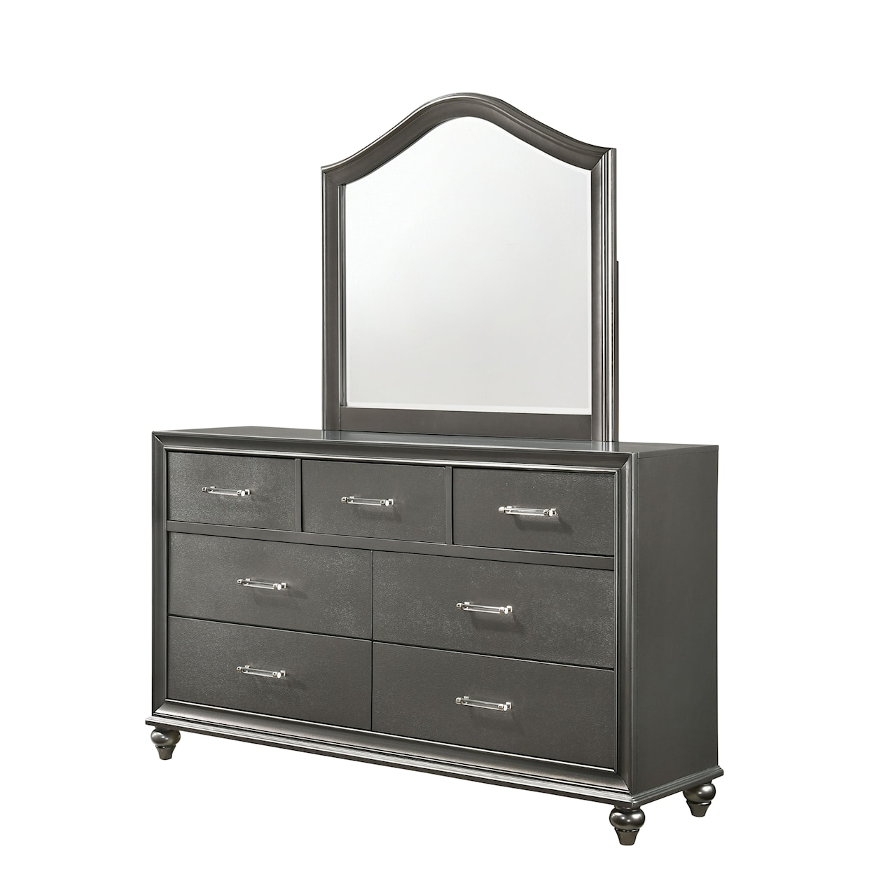 Lifestyle C8318A Glam Dresser & Mirror Set