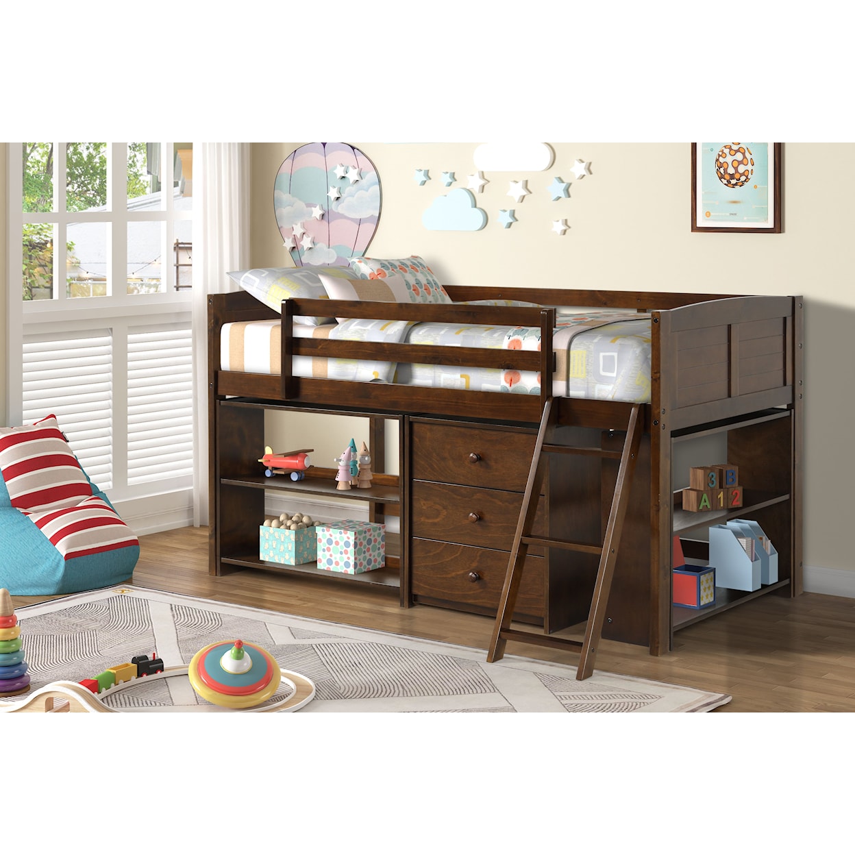 Alex's Furniture B814E Loft Bed