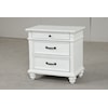 Alex's Furniture 8465A Nightstand W/ Full Extension Drawer Glides