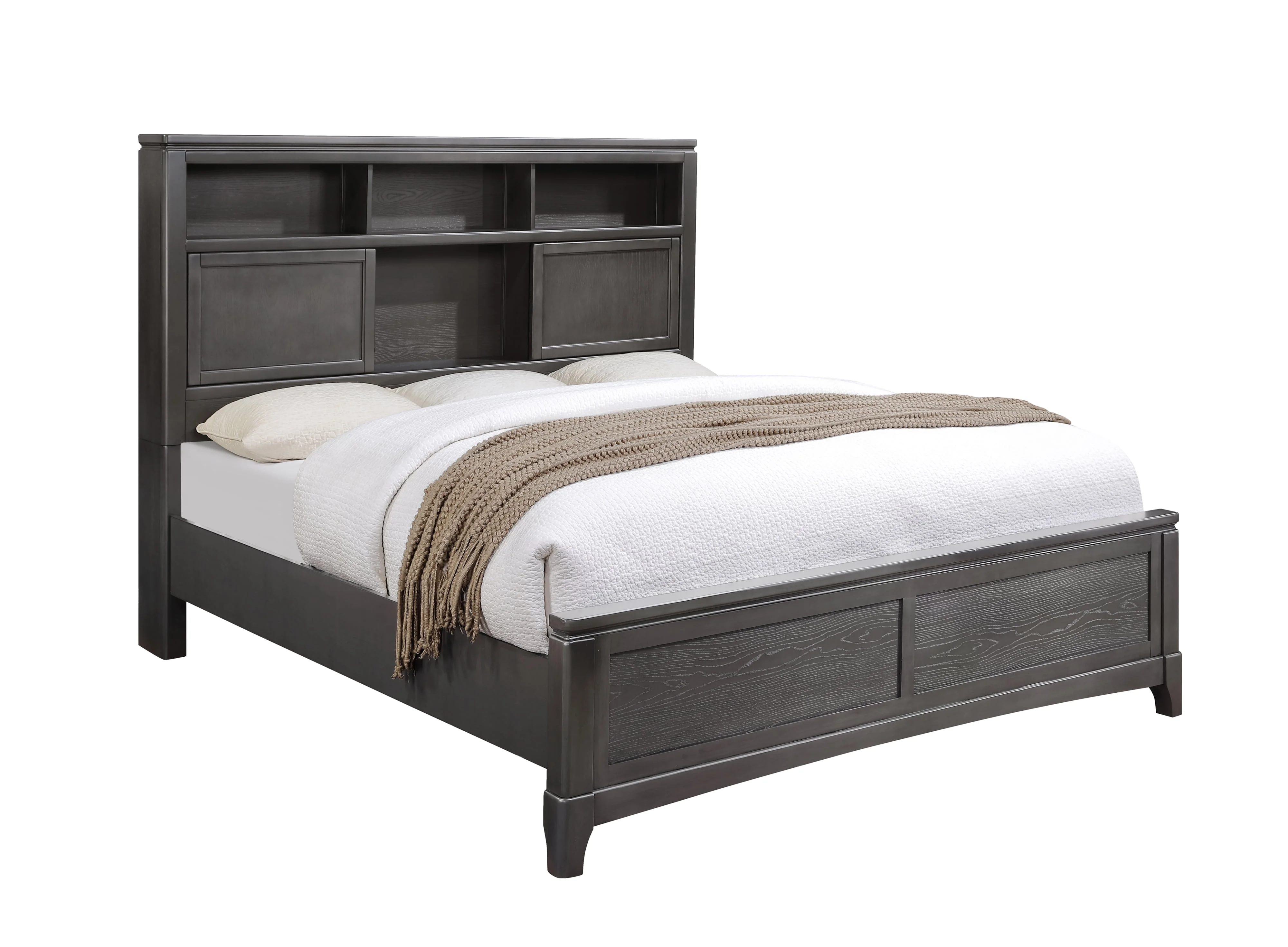 Austin Group Kadence Gray 80360 Queen Bookcase Bed Rife's Home