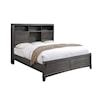 Austin Group Kadence Gray Queen Bookcase Bed