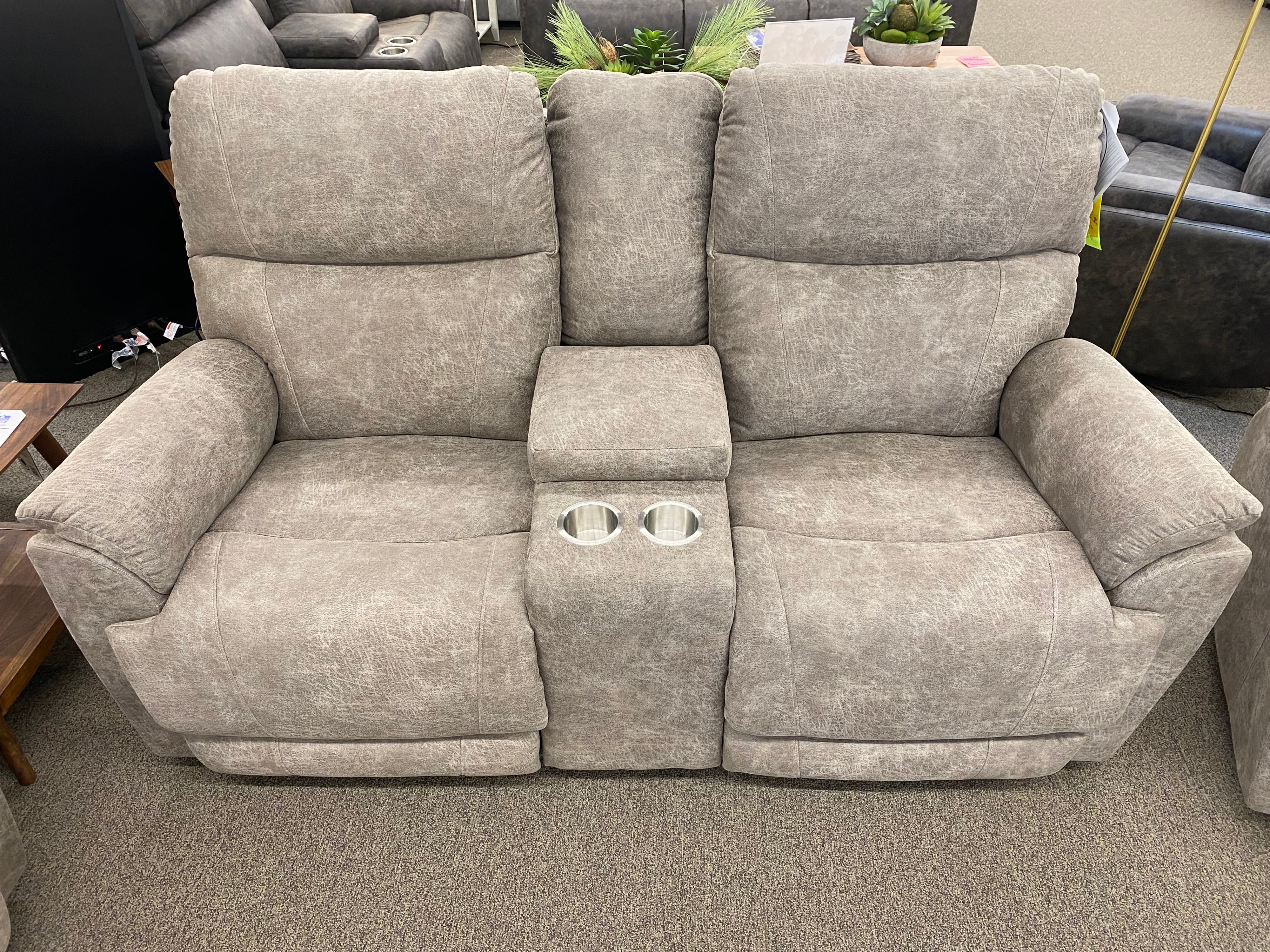 Stanton 843 84385BDC Power Reclining Console Loveseat | Rife's Home ...