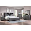 Austin Group Kadence Gray Queen Bookcase Bed