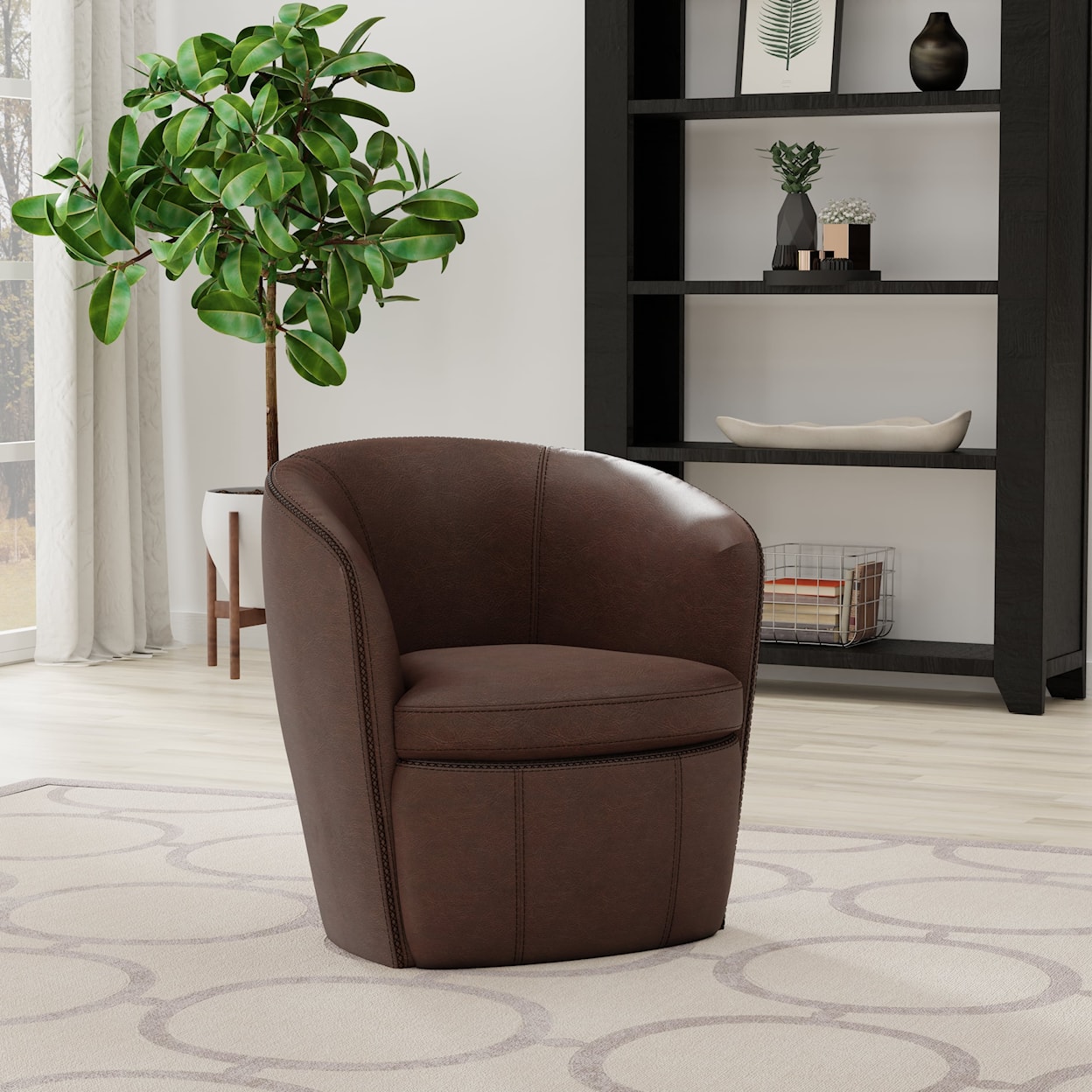 Parker Living Barolo Swivel Club Chair