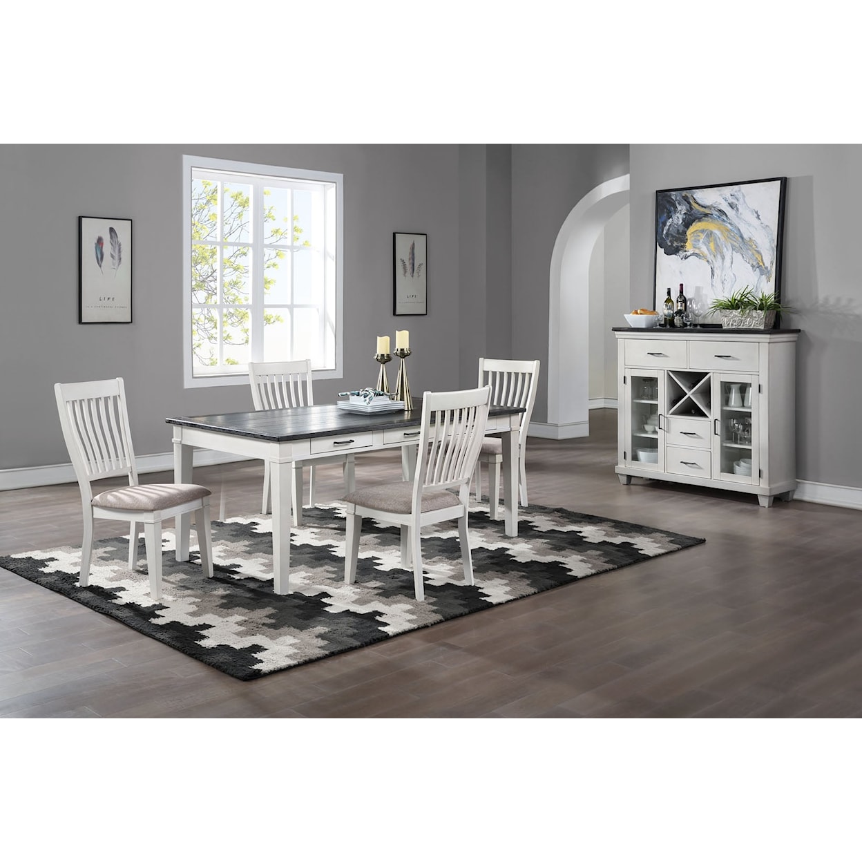 Holland House 1177 5 Piece Dining Set