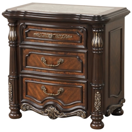 3-Drawer Nightstand