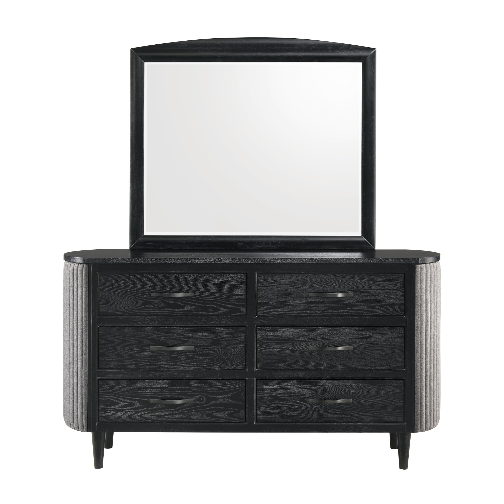 Dresser and Mirror Set