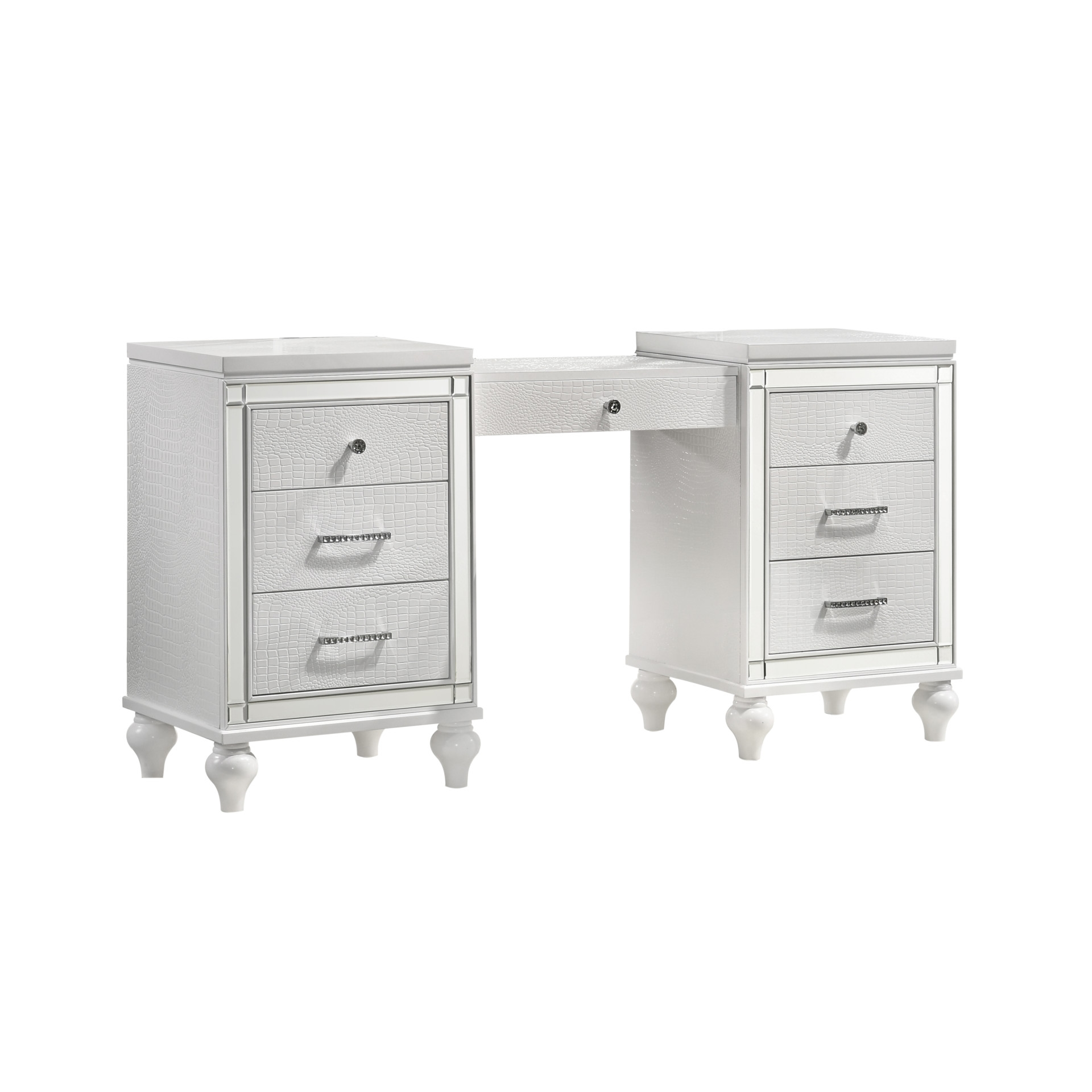 MILAN WHITE VANITY TABLE |