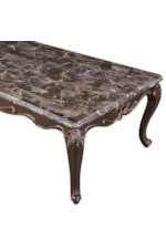 New Classic Constantine Traditional Constantine Cocktail Table with Marble Top