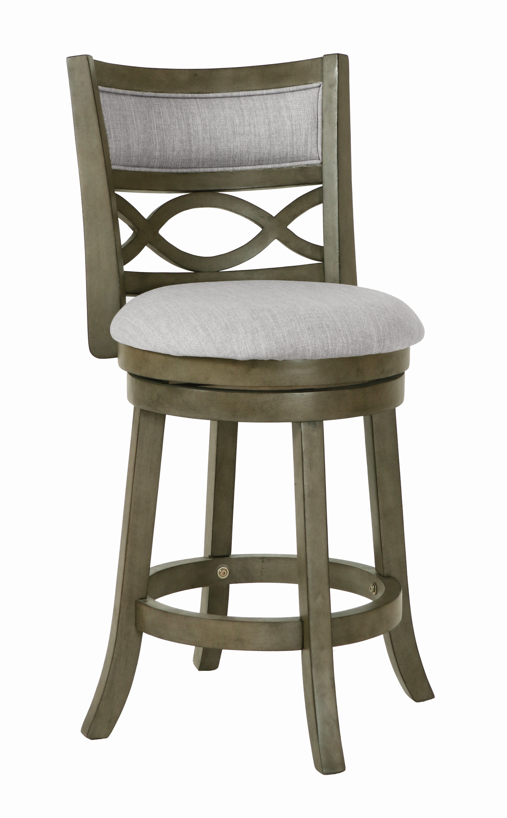 24" Counter Stool with Fabric Seat