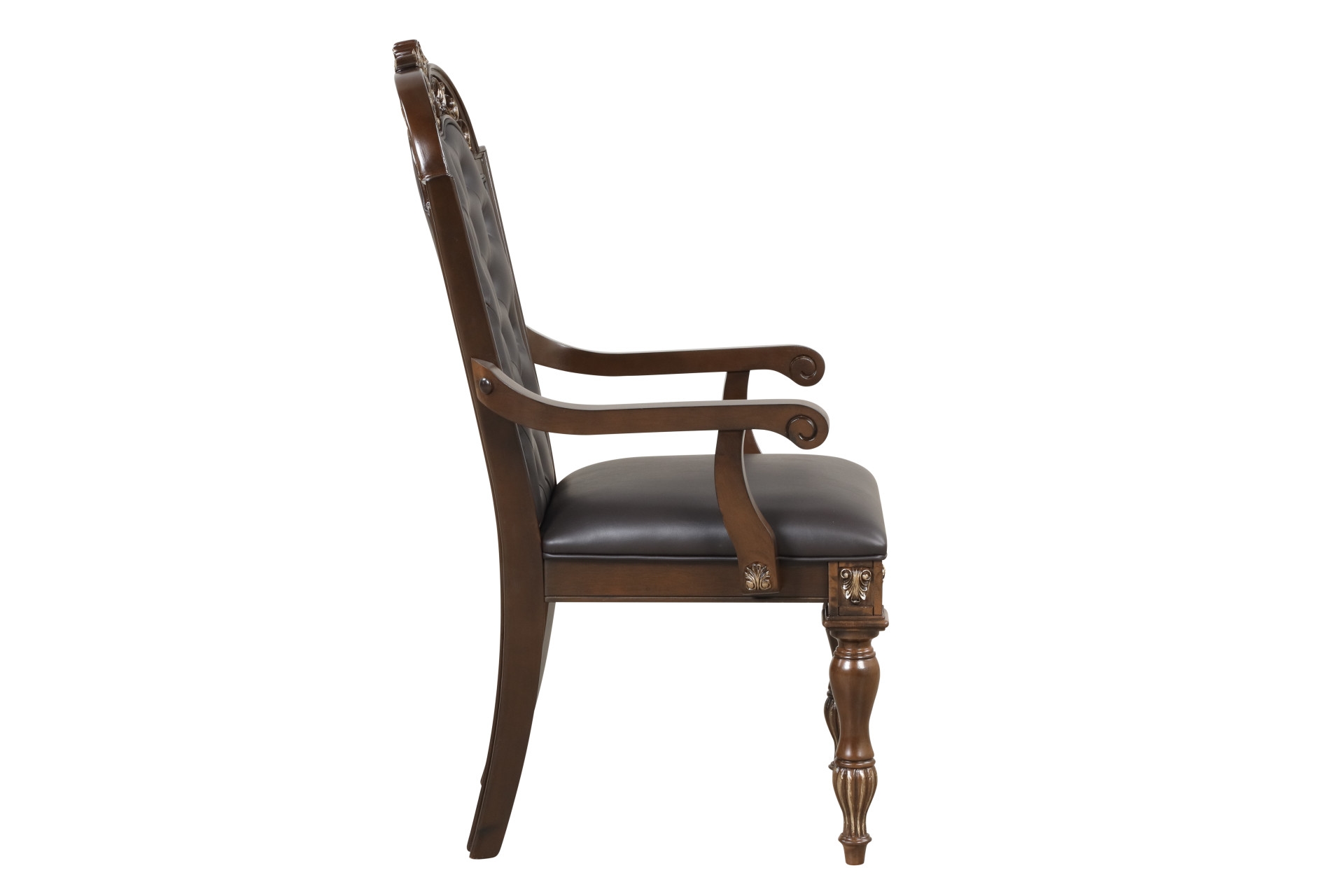 ダイニングチェア FURROWED-LEATHER ARM DINING CHAIR FURROWED-LEATHER ARM DINING CHAIR | TRUCK FURNITURE