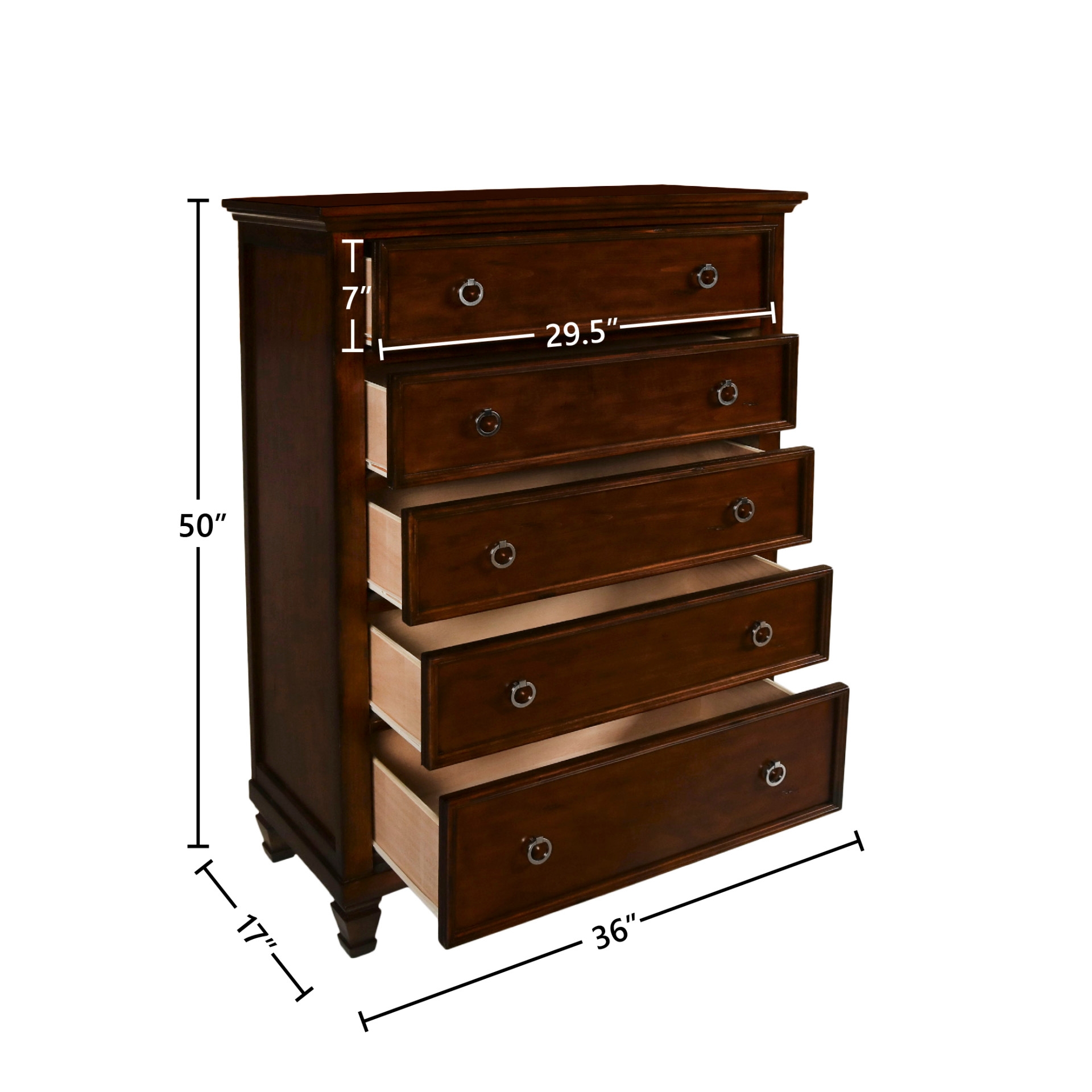 New Classic Countryside 5-Drawer Chest