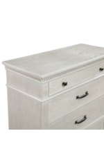 New Classic Silver Sands Transitional 5-Drawer Bedroom Chest
