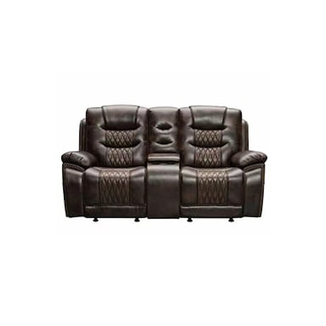 New Classic Furniture Nikko Console Loveseat with Power Footrest