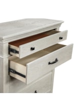 New Classic Silver Sands Transitional 5-Drawer Bedroom Chest