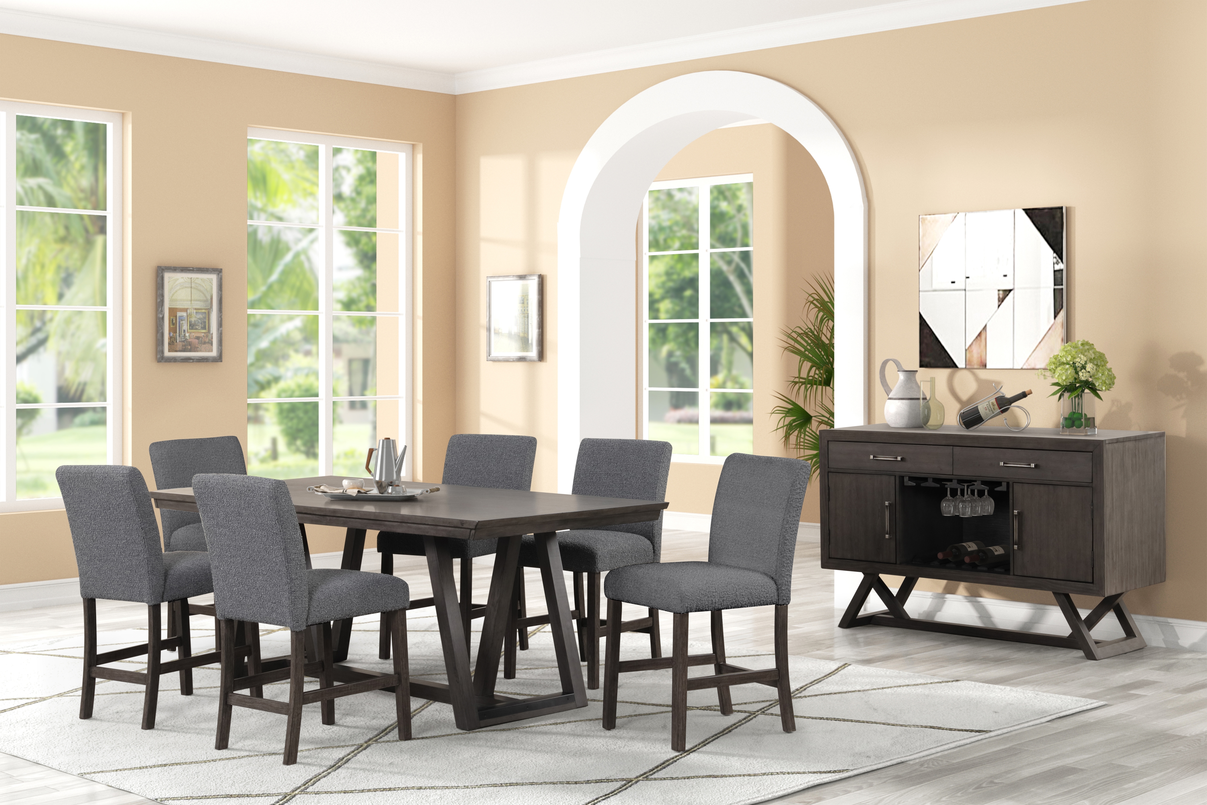 8-Piece Dining Set with Server
