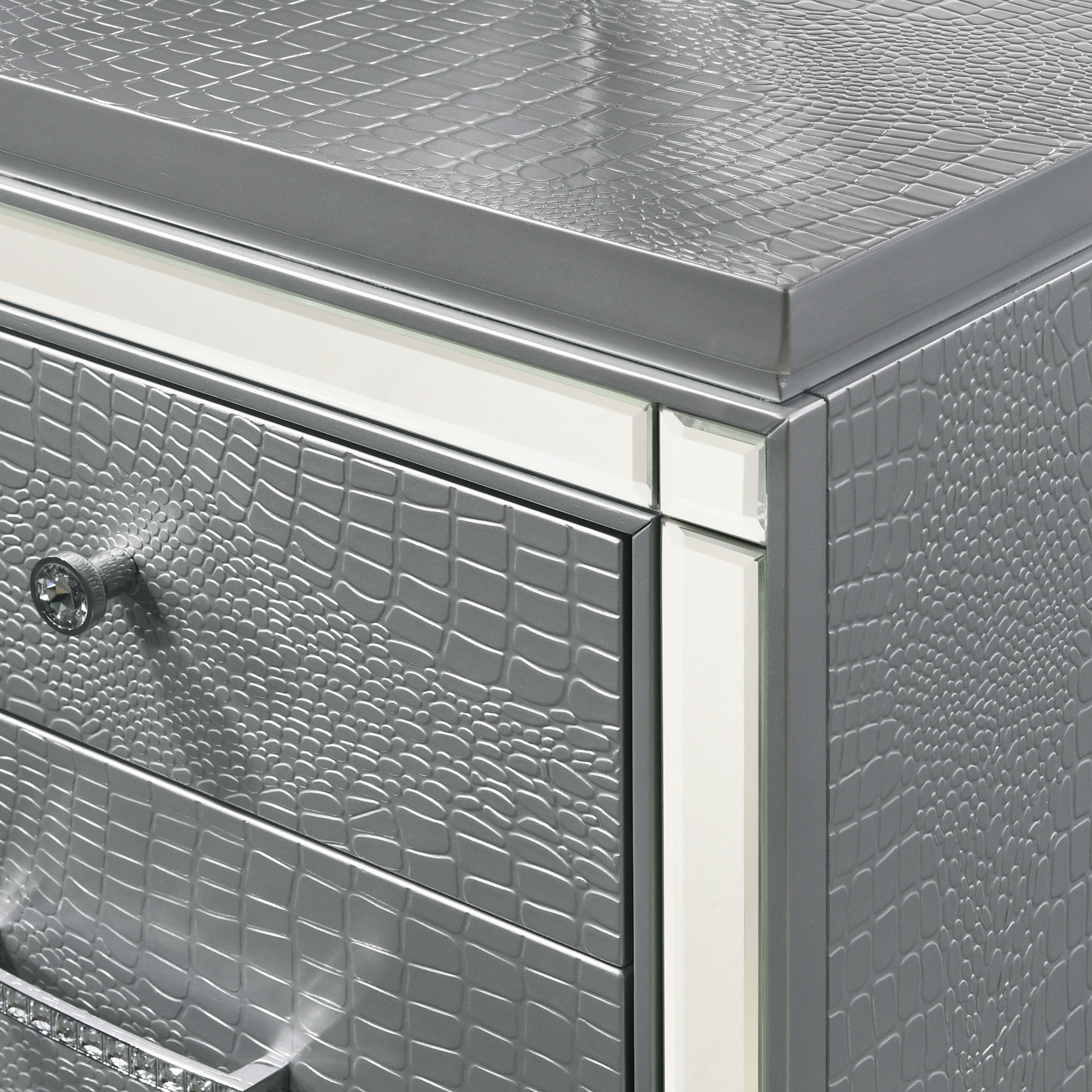 MILAN SILVER VANITY TABLE |