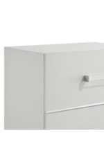 New Classic Europa Glam 2-Drawer Nightstand with English Dovetail Construction