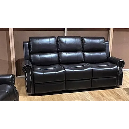 Transitional Sierra Sofa with Power Footrest