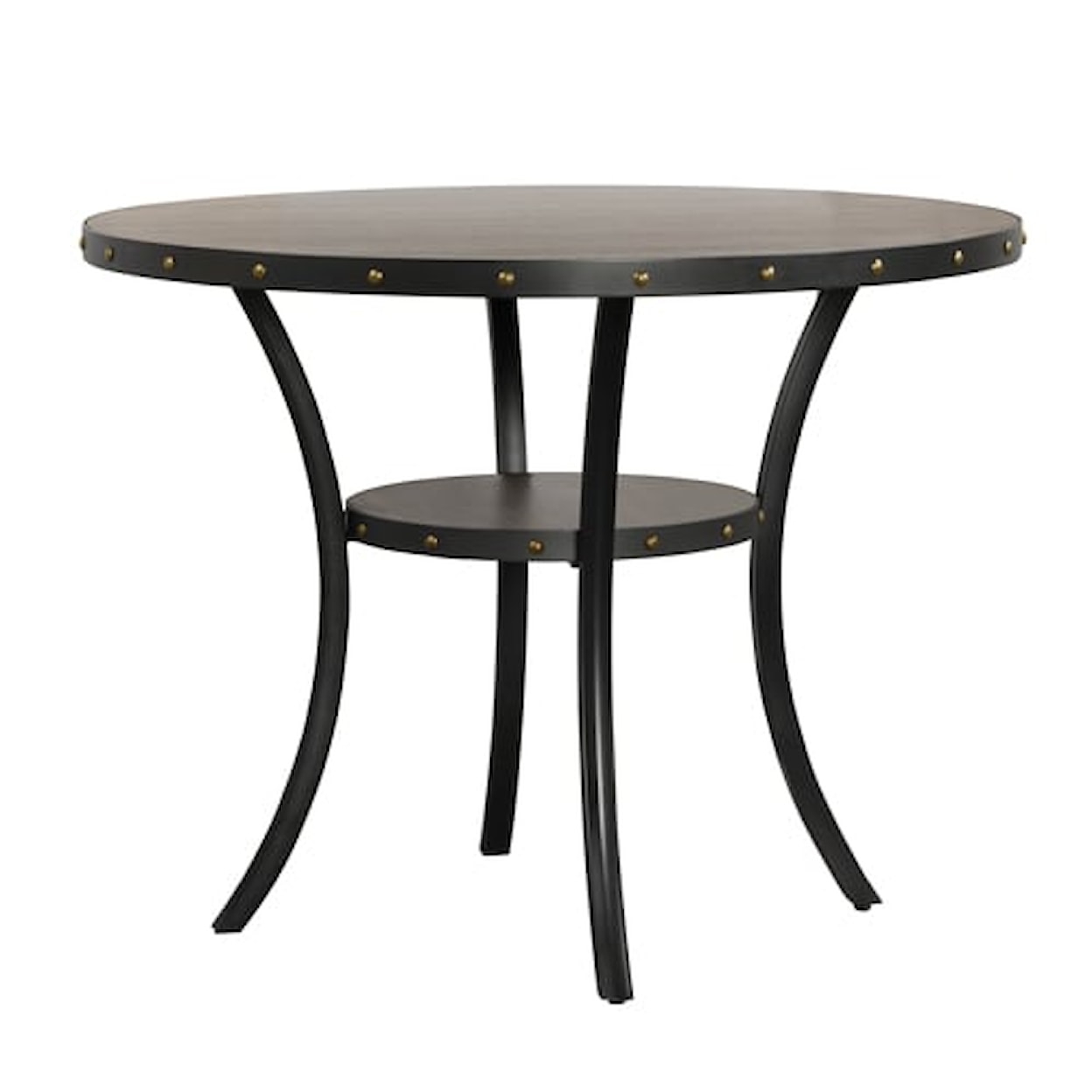 New Classic Crispin Crispin 48" Round Counter Table-Gray