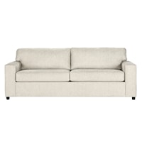 Casual Upholstered Stationary Sofa