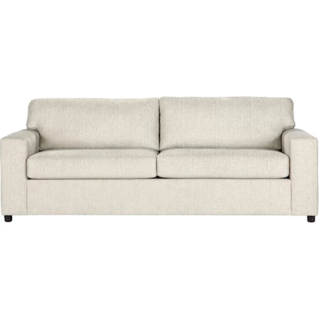 Casual Upholstered Stationary Sofa