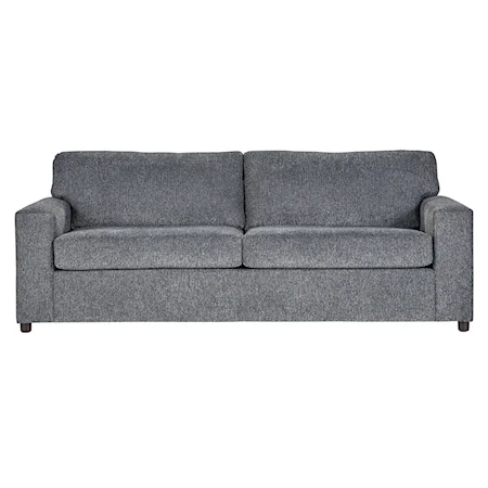 Casual Upholstered Stationary Sofa