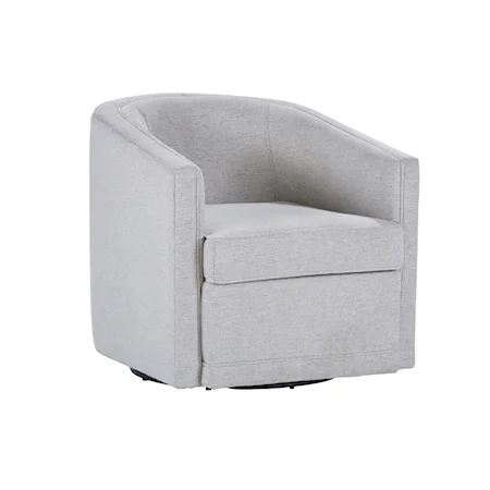 Transitional Swivel Accent Chair