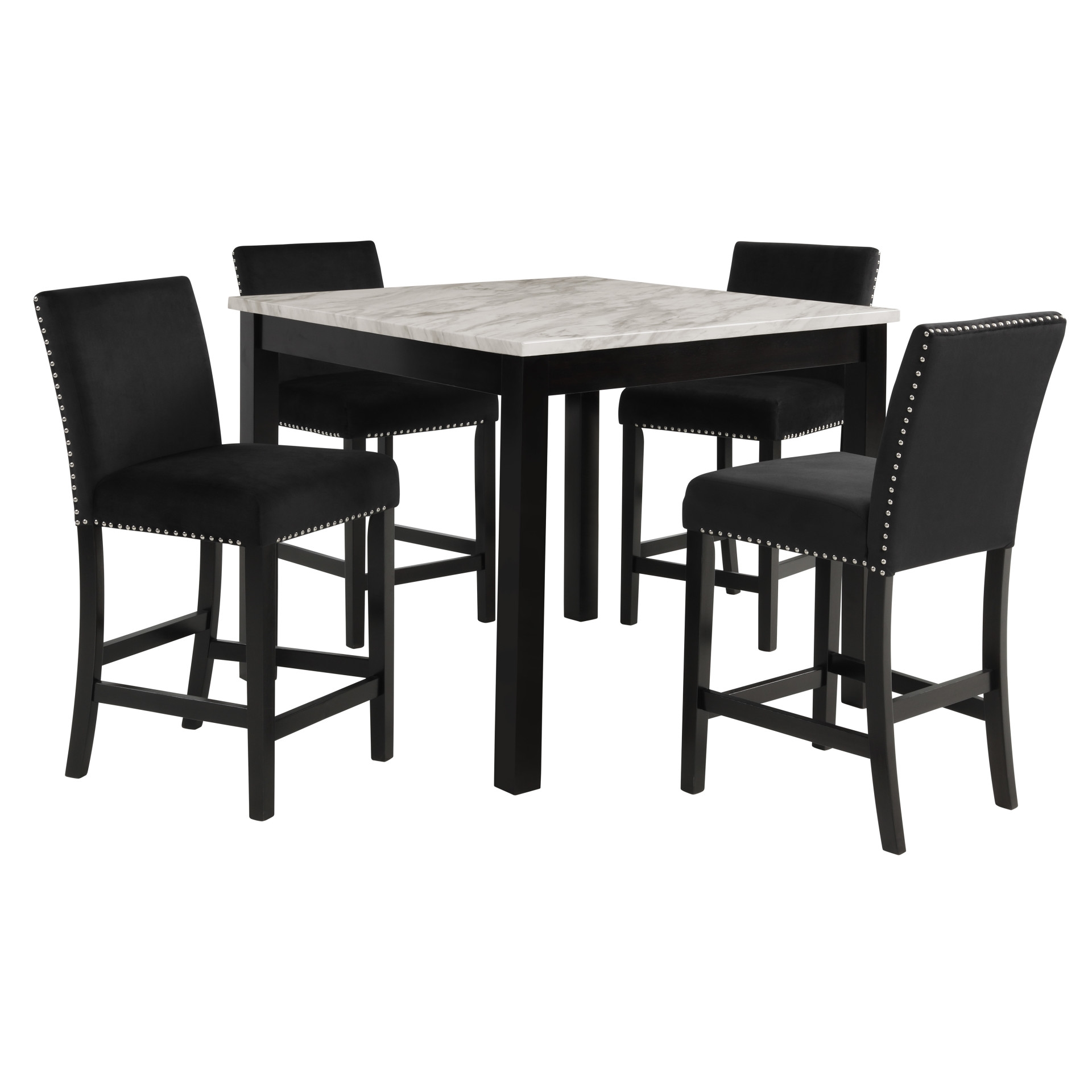 5-Piece Counter-Height Dining Set
