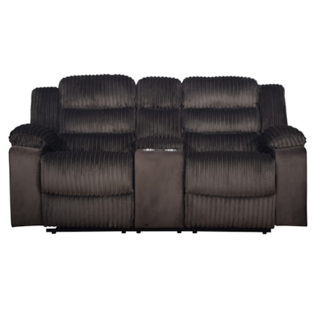 Reclining Console Loveseat