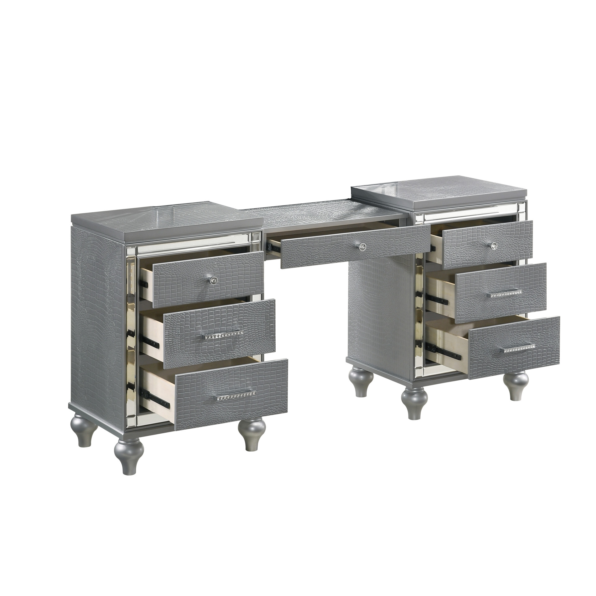 MILAN SILVER VANITY TABLE |