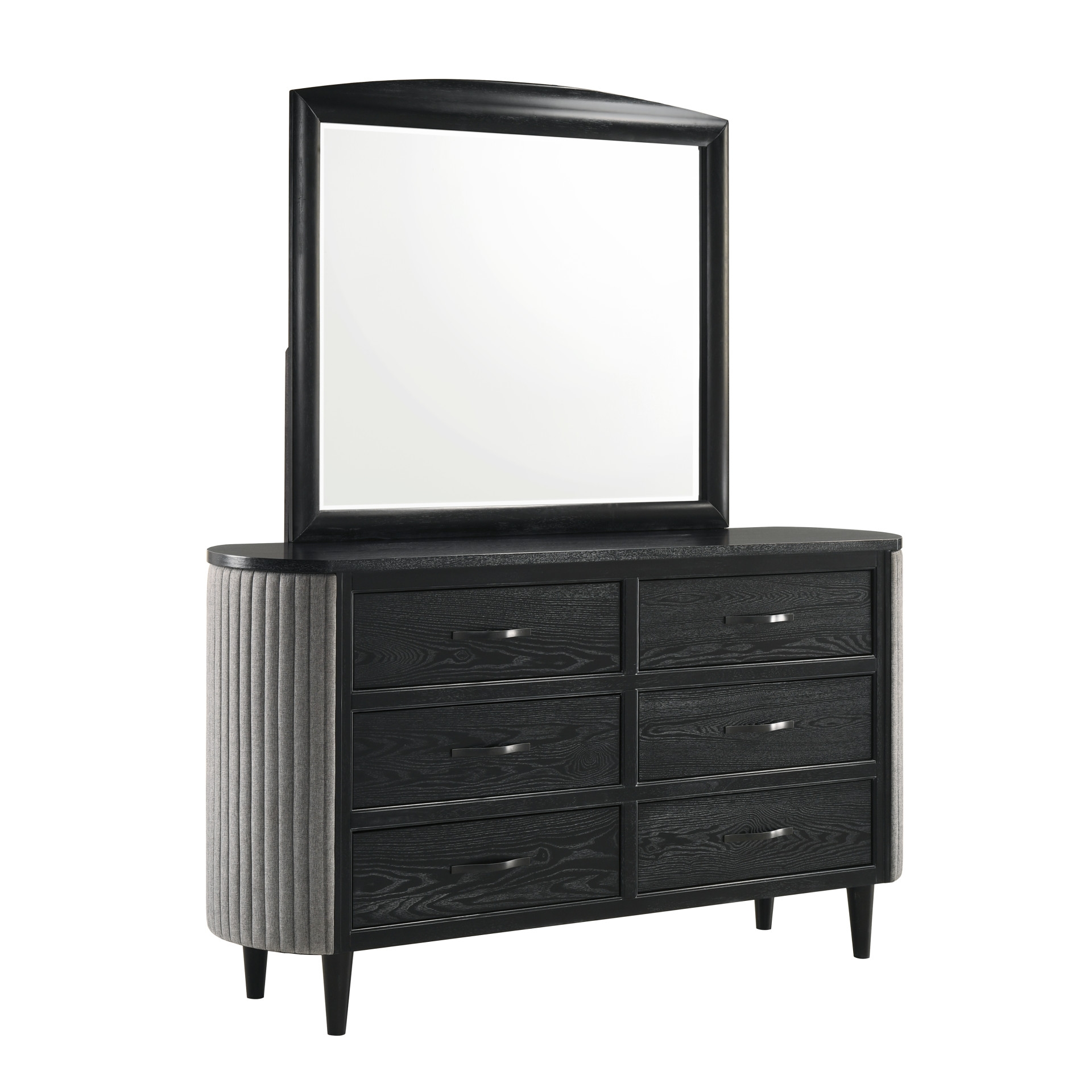 Dresser and Mirror Set