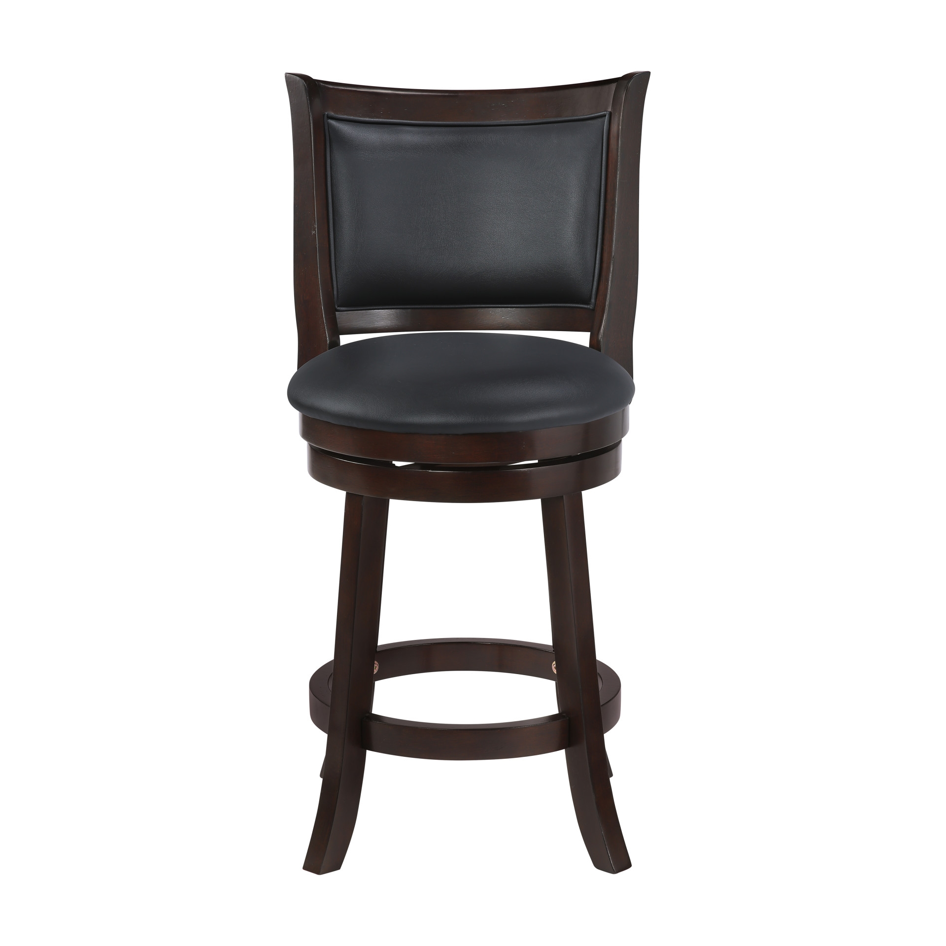 BRISK BROWN AND BLACK 24" SWIVEL | STOOL