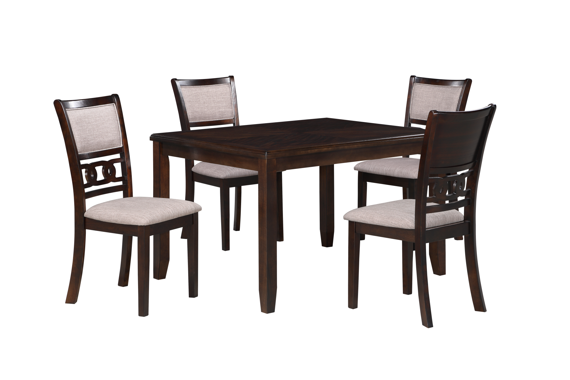 Dining Table + 4 Chairs Set