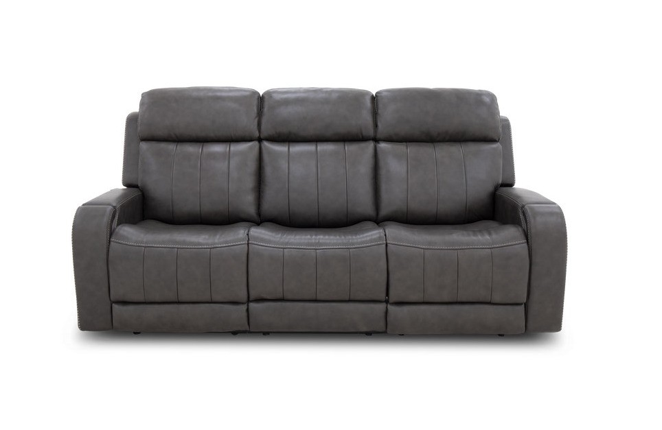 Moto Motion Moto Motion PWR Leather Sofa w/Music,ADJ HR/LUM/HEAT/MAS