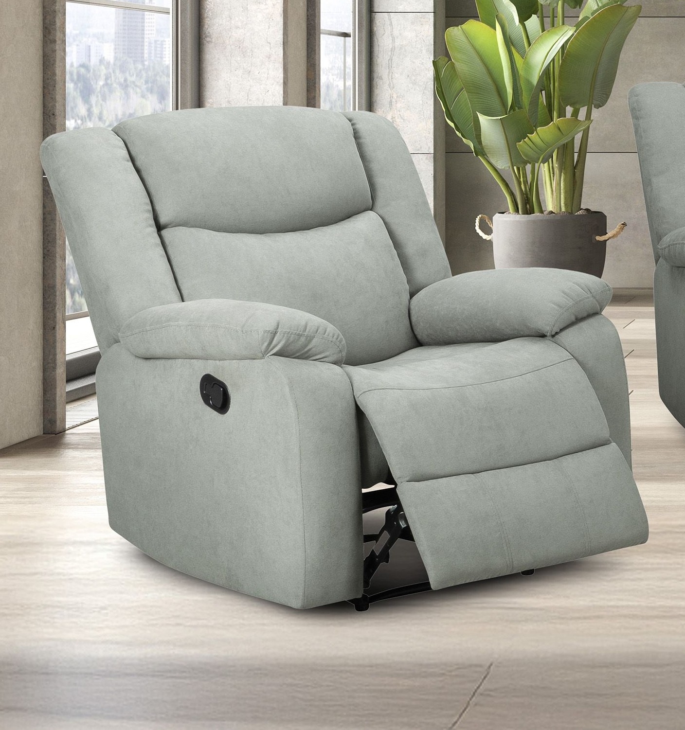 Gray Recliner