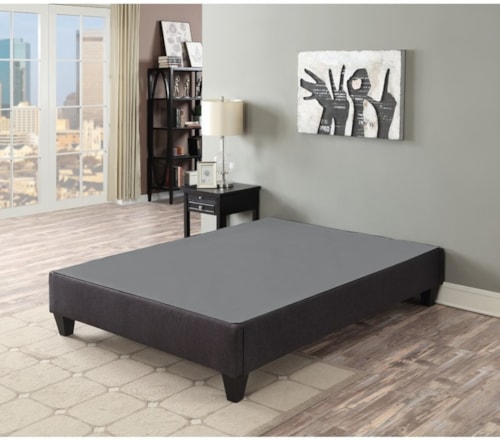 Twin EZ-Base Upholstered Platform Bed