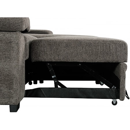 Sofa Chaise w/Sleeper &amp; Storage