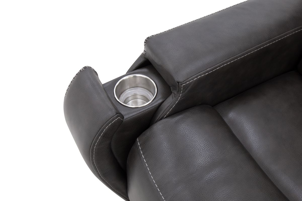 Moto Motion 555-4-H3PNAM3H-L635 Power Leather Recliner w/Speaker