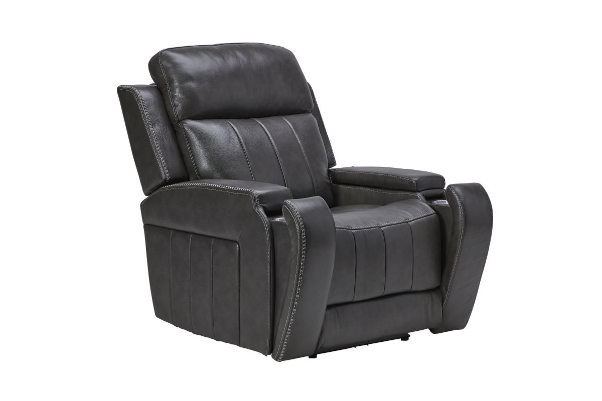 Moto Motion 555-4-H3PNAM3H-L635 Power Leather Recliner w/Speaker