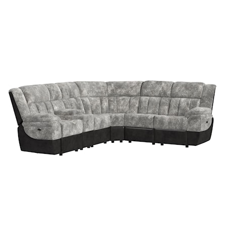 6pc Power Reclining Sectional