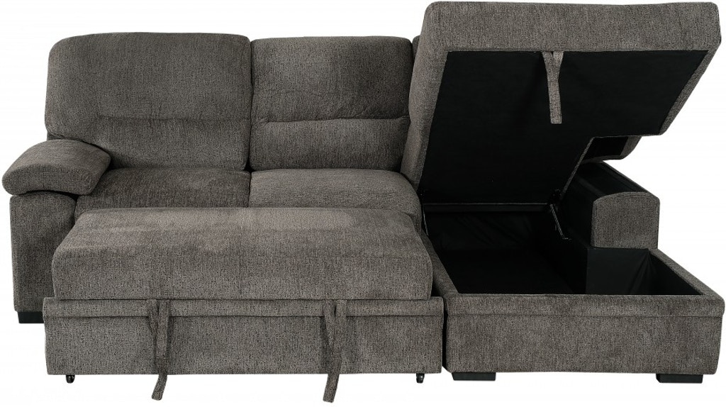 Sofa Chaise w/Sleeper &amp; Storage