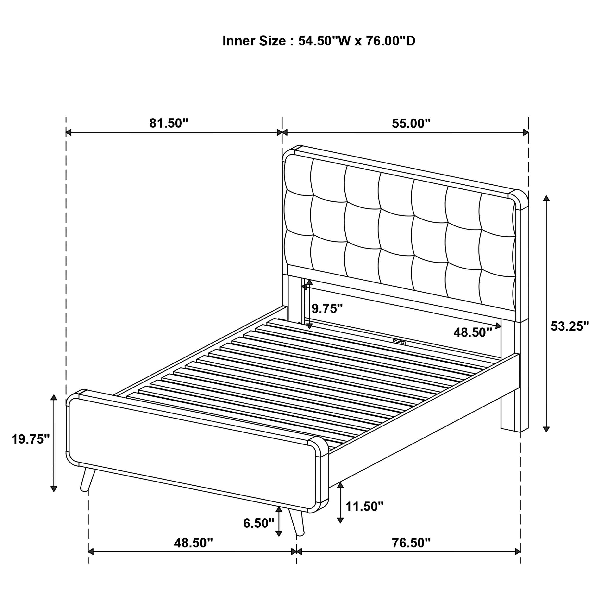 Coaster Robyn Robyn Wood Full Platform Bed