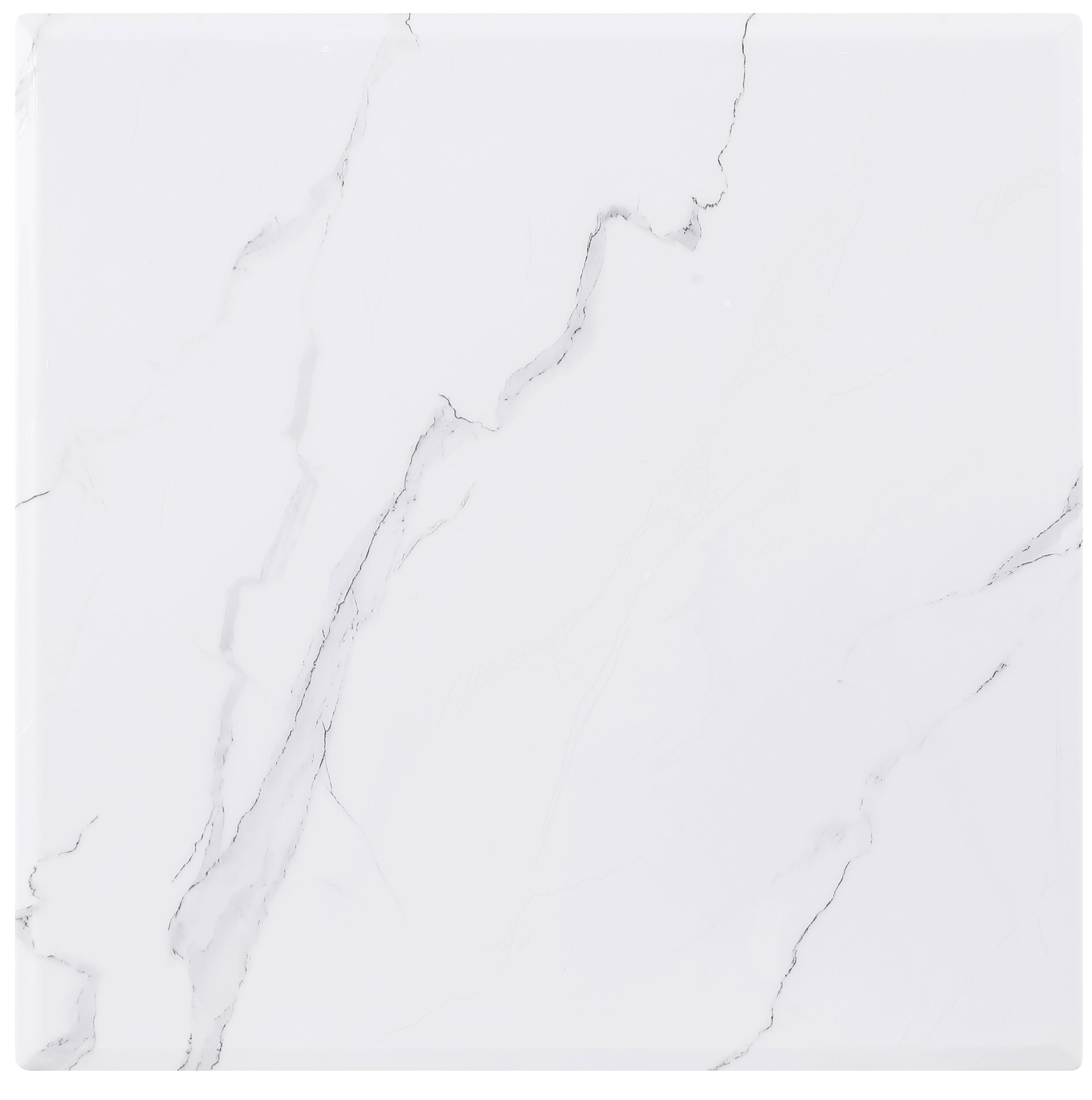 Coaster Furniture 2.0 Visalia Faux Marble Coffee End Table Set