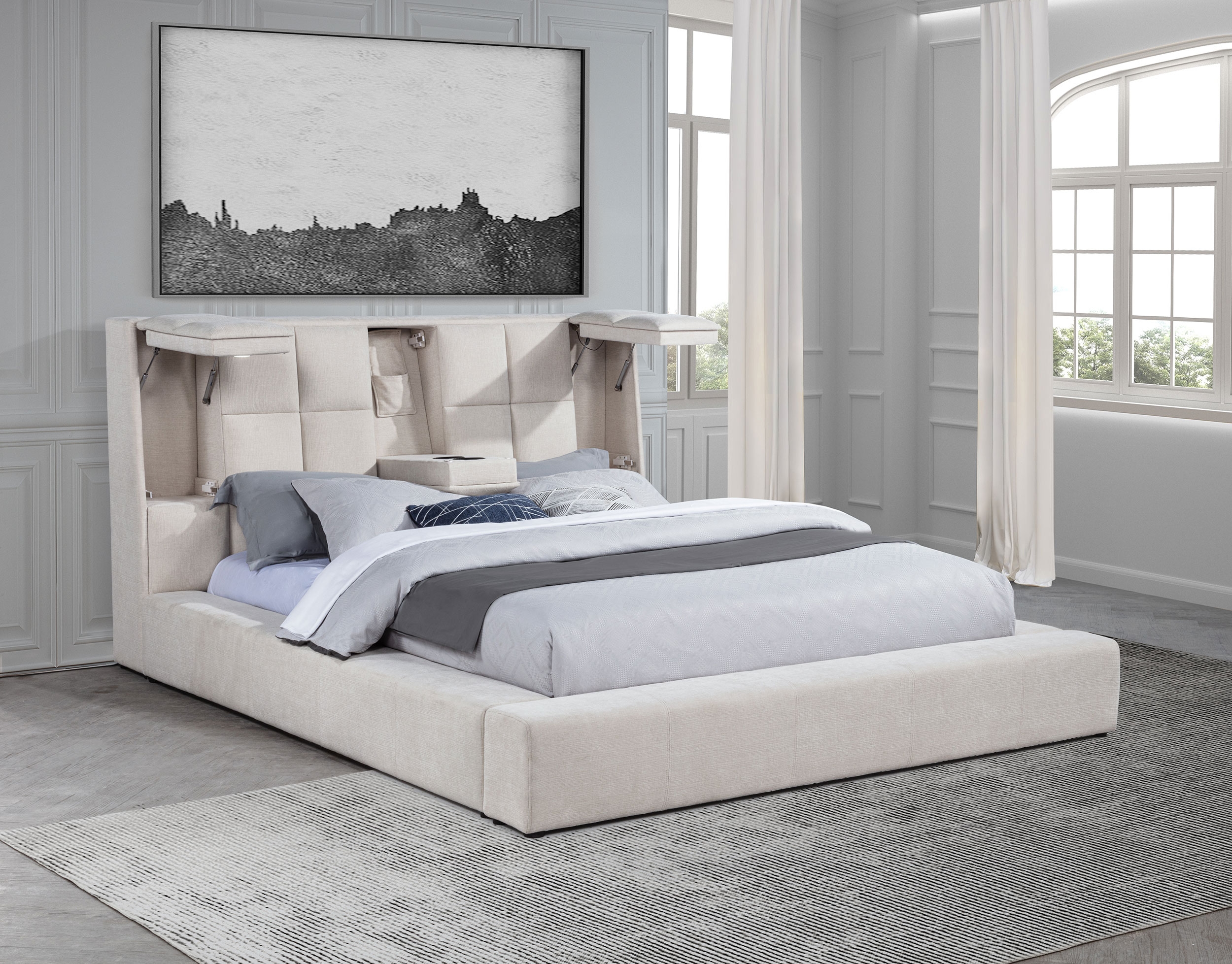 Dreux Queen Panel Platform Bed